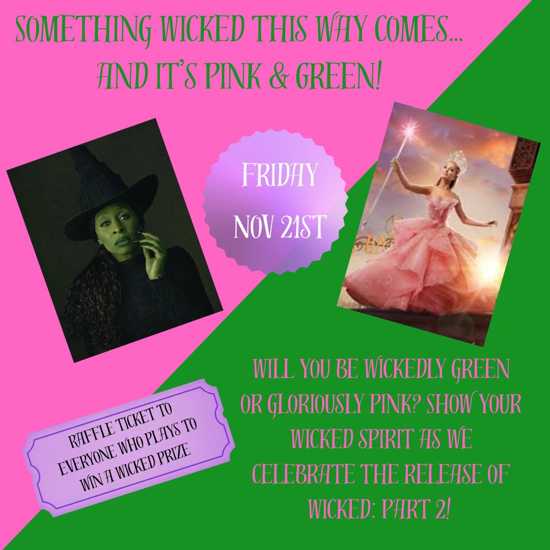 On our last day before Thanksgiving, let’s celebrate the release of the new Wicked movie!