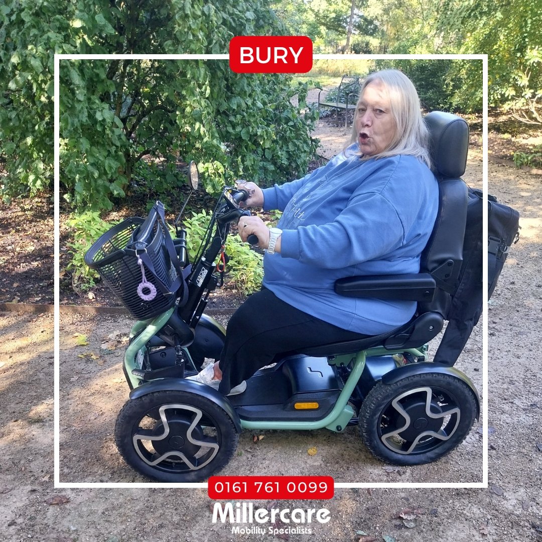 Millercare's tweet image. S800 Fun at Dunham Massey!
A happy customer enjoying their S800 mobility scooter as they explore the beautiful grounds of Dunham Massey. 💙
#Millercare #Scoozy #MobilitySolutions #Independence #CustomerCare #Accessibility #Bury #ScooterLife