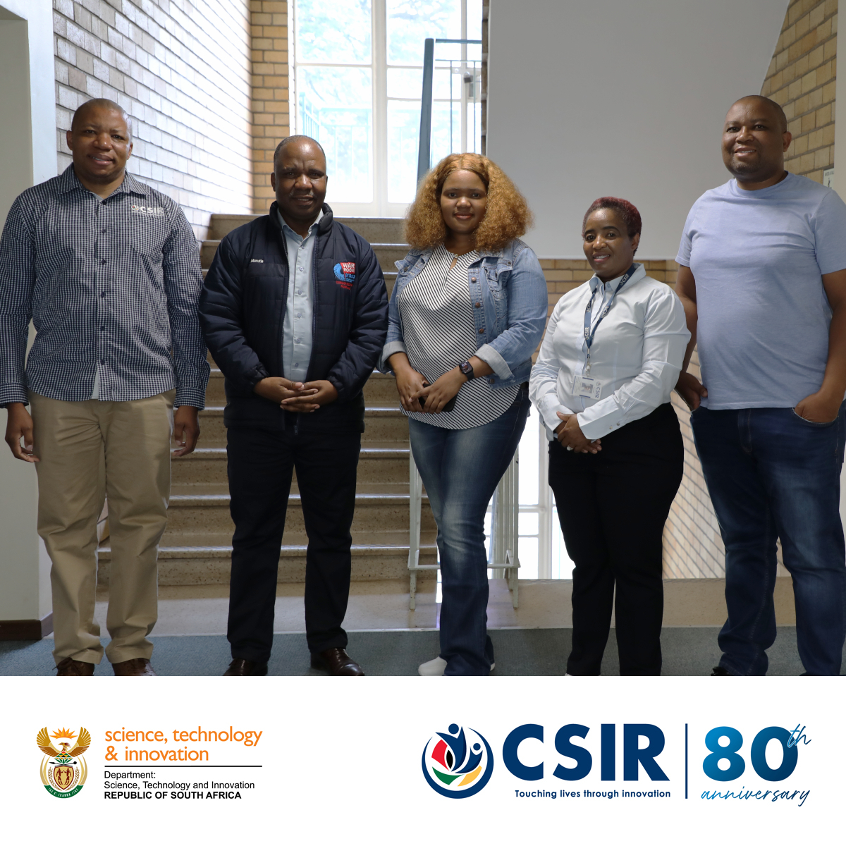 CSIR's tweet image. Recently, #TeamCSIR hosted PRASA for a collaborative engagement focused on leveraging CSIR’s RDI capabilities in rail. The discussions centred around addressing key challenges PRASA faces, such as unauthorised access and vandalism, among others, through innovative,…