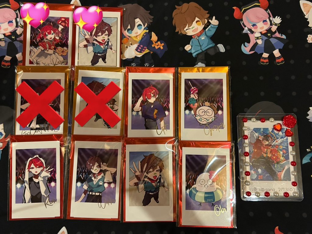 譲渡・交換 】Crazy Raccoon CRフェス 2025 缶バッジ チェキ風カード