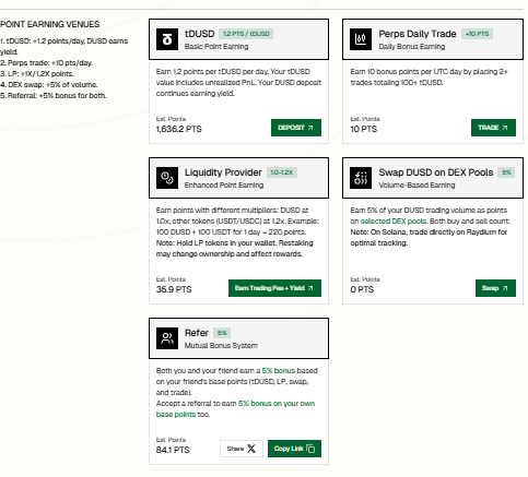 Track correlation between perps (e.g., ETH-PERP vs. AVAX-PERP). Use tDUSB to long the underperformer and short the outperformer when correlation deviates, profiting from reversion to boost scores. <a href="/StandX_Official/">StandX</a>