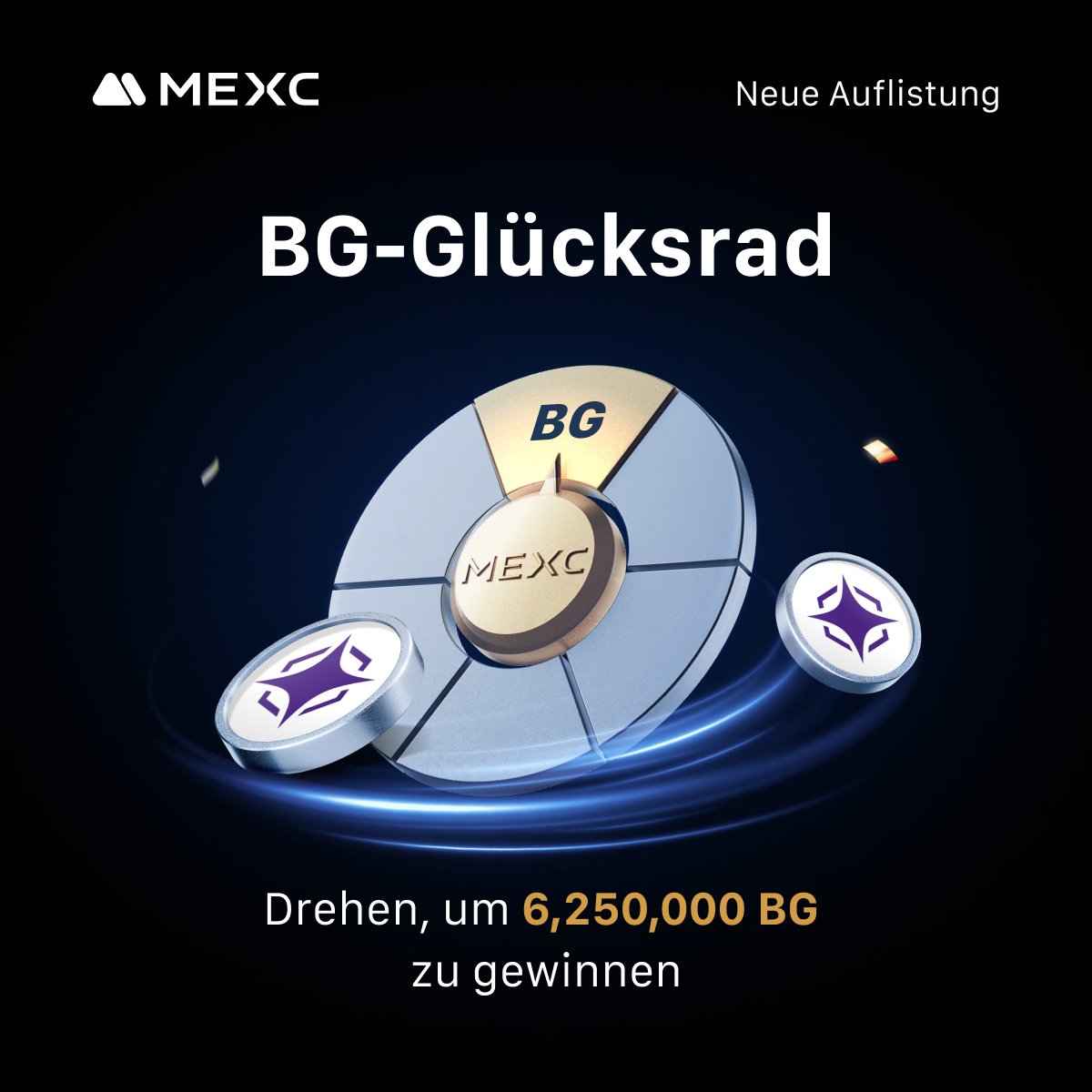 Dreh am Rad und sichere dir deinen Anteil an 6.250.000 $BG – je mehr du handelst, desto größer deine Gewinnchancen!

Zeitraum: 13.–20. November 2025, ab 12:00 MEZ

Jetzt mitmachen: mexc.com/de-DE/campaign…

Details: mexc.com/announcements/…

#MEXC #BlinkGalaxy