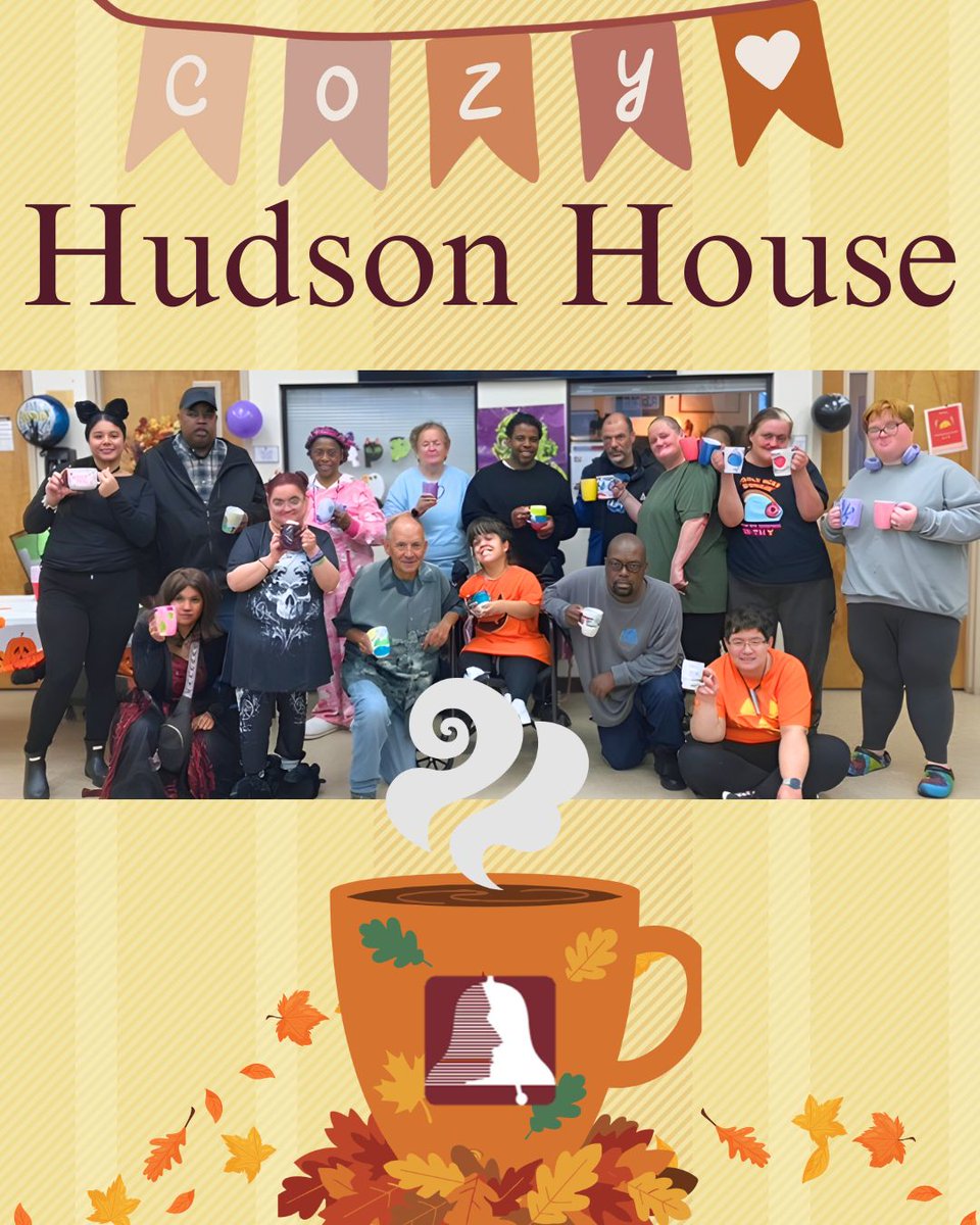 ☕✨ Nothing says cozy like a handmade mug and good company!
Each mug is as unique as the person who made it — a perfect reflection of our amazing Hudson House community. 🍂💛

#HudsonHouse #MHAOC #MentalHealthMatters #CommunityConnection #CozySeason #CreativityAndRecovery #Peer