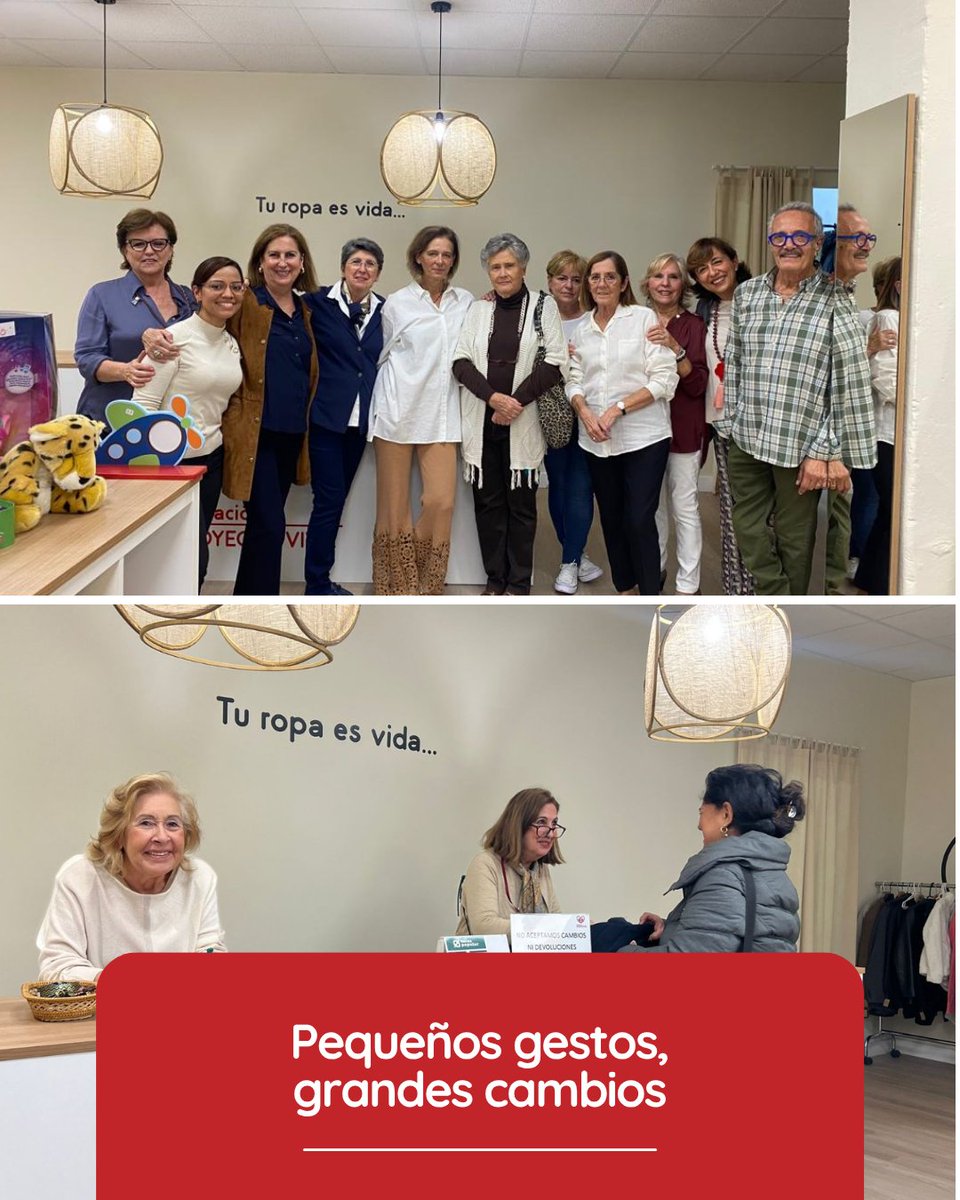 ♻️ Tu ropa es vida

En nuestra tienda solidaria damos una segunda oportunidad a cada prenda, promoviendo la sostenibilidad y la economía circular.

👕 Con cada compra y donación ayudas a cuidar el planeta y mejorar vidas.

👉 proyectovivir.es/tienda-solidar…