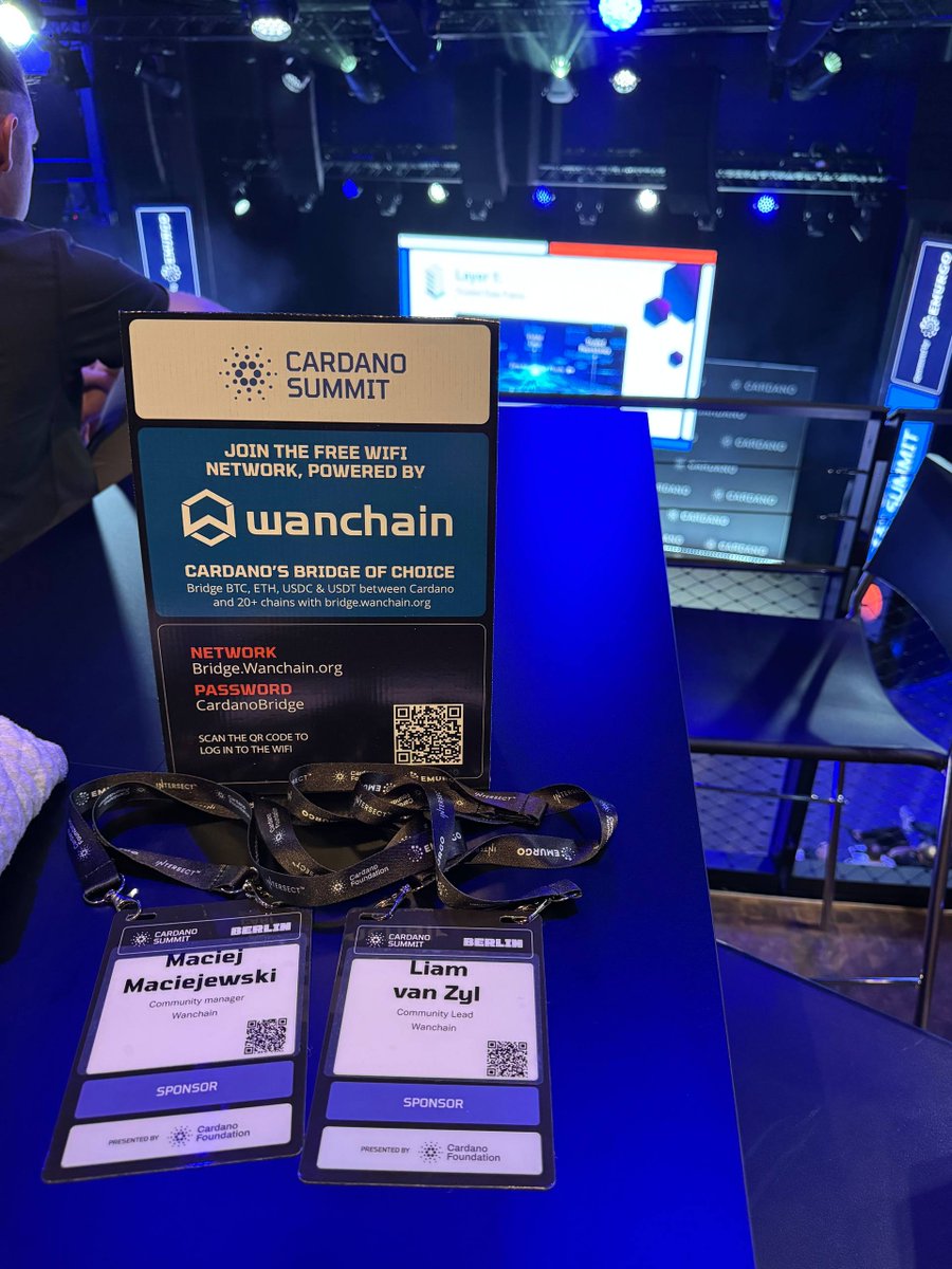 wanchain_org's tweet photo. Boots on the ground. 🥾

We're on @CardanoSummit 2025!

With #Wanchain's CEO @TemujinLouie, Community Lead @Liiiam_wan and Community Manager @martelanewicz.

🔜 Temujin speaking on a panel Stablecoins as the Bridge. https://t.co/mlvSCvdbJr