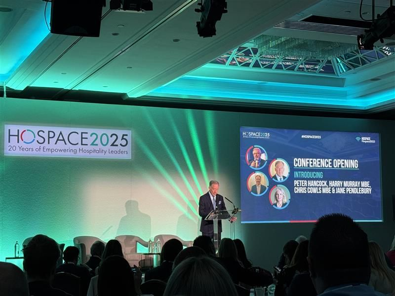 tmbsystems's tweet photo. We've arrived at #HOSPACE! Excited for a day full of networking, learning and reconnecting with friends, customers, and partners. Even more special as HOSPACE celebrates its 20th year 🎉 

#TMB #TMBSystems #HOSPACE2025 #Networking #HOSPACE20Years https://t.co/XhedQVzRPL