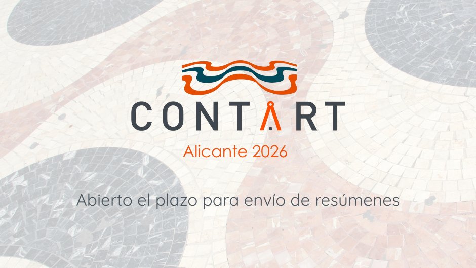 📢 ¡Abierto el plazo para envío de resúmenes a CONTART 2026! 
Información y acceso a la plataforma de envío  en el apartado “Comunicaciones” de la web de CONTART 👉🏻 contart.es/contart2026
⚠️ Hasta el 10 de diciembre.
🎯 ¡Comparte tu investigación y participa en <a href="/ContartAlicante/">CONTART Alicante</a>!