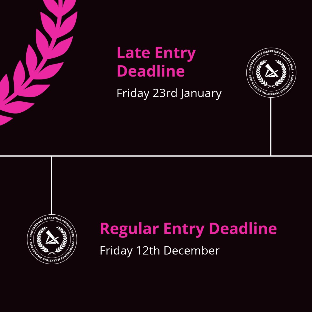 pm_awards's tweet photo. Thinking of entering the Performance Marketing Awards? 

Here are the key dates you need to remember, from entry deadlines to our exciting new Shortlist Networking Brunch 🥂

Get started by downloading the entry kit: https://t.co/hqw01v3Ovu https://t.co/nnHLlsaj9S