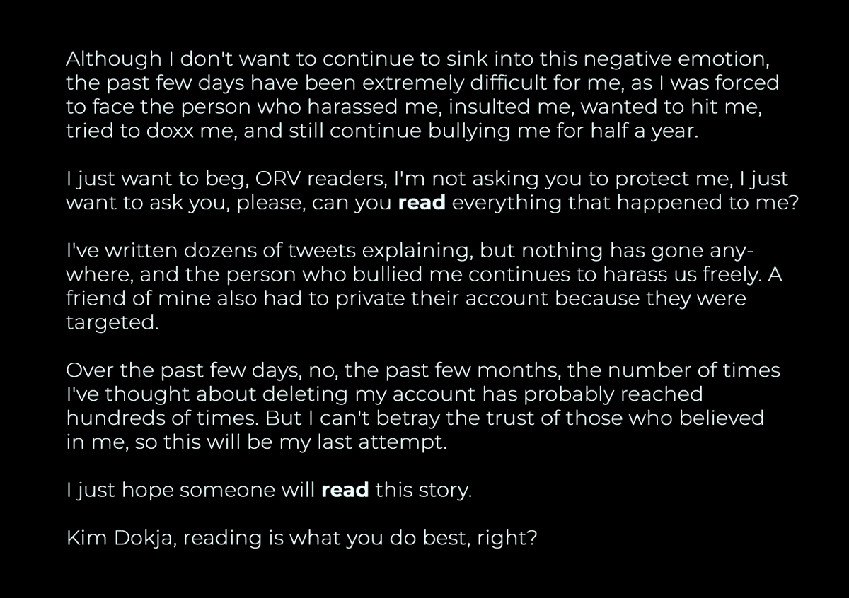 resting | orvss spoilers (@dokhakdok4life) / Posts / X