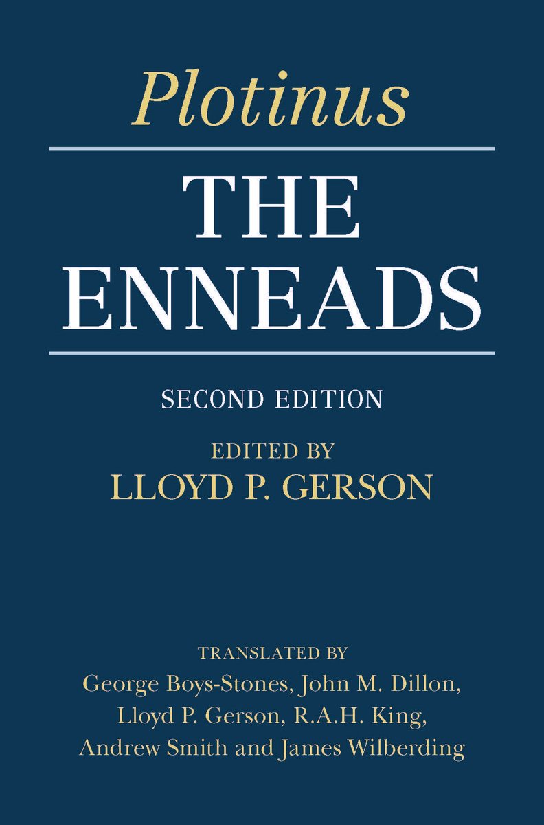 Plotinus: The Enneads by Lloyd Gerson
An updated second edition of the first English translation of the complete works of Plotinus in one volume in seventy years.
📚 cup.org/3K5vhBy