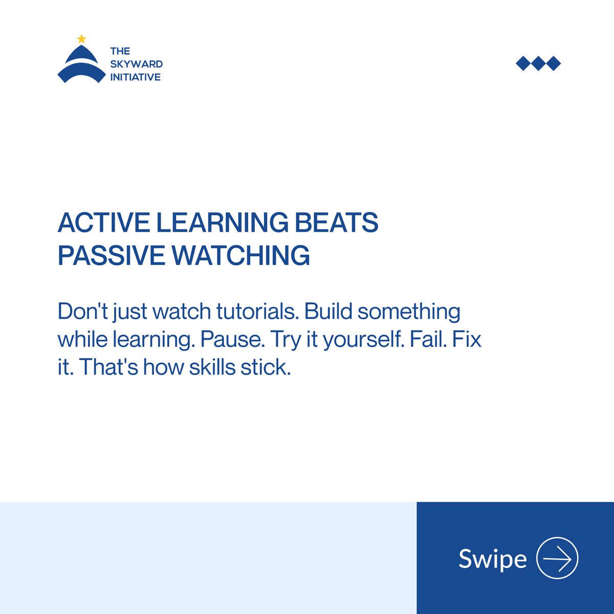 TheSkywardinit's tweet image. Learn faster, remember more. Here&apos;s how.
#LearningStrategies #SkillDevelopment #StudyTips #TSI #PersonalGrowth