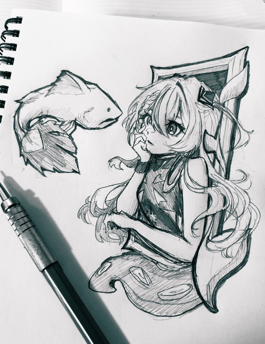 髪を結ぶ女 額縁入り 絵画 by M.Onishi 髪を結ぶ女 額縁入り