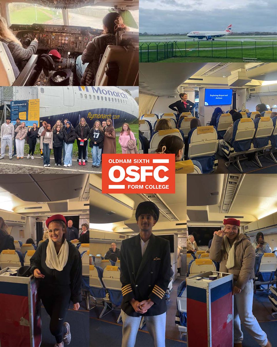 OSFC_Info's tweet image. Year 12/L2 Travel &amp;amp; Tourism students visited Runway Park Educational Centre,  at Manchester Airport for a lecture on the Airport and Airline Operations. 

This real industry experience on a DC-10 aircraft; alongside seeing Concorde &amp;amp; a Q&amp;amp;A session will aid their upcoming exams.