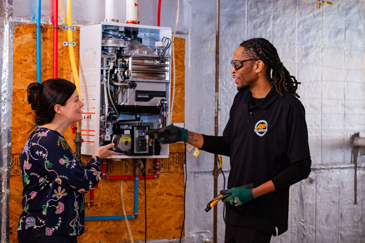 AP_Plumbing1195's tweet image. 💧 If your pipes sound like a marching band, it’s time to call us. We tune plumbing, not trumpets! Plus, now’s the perfect time to have your water heater inspected before the cold really sets in. Warm showers shouldn’t be a gamble! #PlumbingHelp #HotWaterReady #WinterPrep