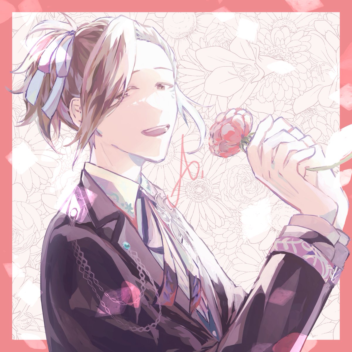 akari_P0322's tweet photo. 今年もリア友に描いて頂きました😭
みのりさんの好きな衣装聞かれたので
サイスタの大好きなブルーミングリフレインの衣装でお願いしました💐💙
#新しいプロフィール画像 https://t.co/BMBCBOcShx