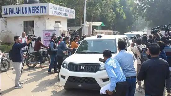 mkyindian's tweet image. Al Falah Hired Dr Nisar ul Hassan as Professor  Sacked By J&amp;amp;K Lt Governor For Terror Activities

NDTV reports that Dr Nisar-ul-Hassan, a professor in the Department of Medicine at Al-Falah University, had been dismissed in 2023.

#WhiteCollarTerrorModule #AlFalahUniversity