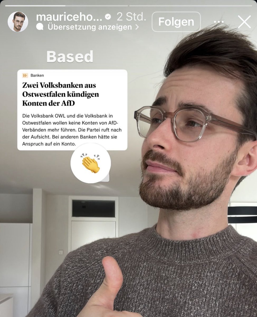 Und wenn das Pendel in einigen Jahren zurückschlägt, weil sich die Machtverhältnisse geändert haben, ist das Geschrei groß.

Ich werde solche Haltungen nie verstehen. Auch wenn ich mit ner LINKEN nichts, 0.0, nada anfangen kann, würde ich die Kontoschließung Linker nie feiern.