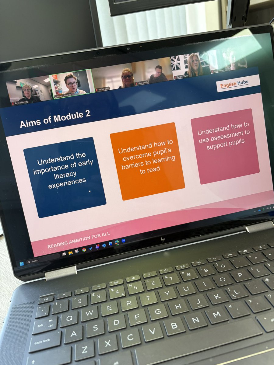 SJVEnglishHub's tweet image. A busy Thursday…. Our team are having a data day with Carrie @RuthMiskinEdu to share ideas and support for some of our Partner Schools….whilst our Hub Lead is attending Train the Trainer for Reading Ambition for All. #alwayslearning #strongsupportforallschools