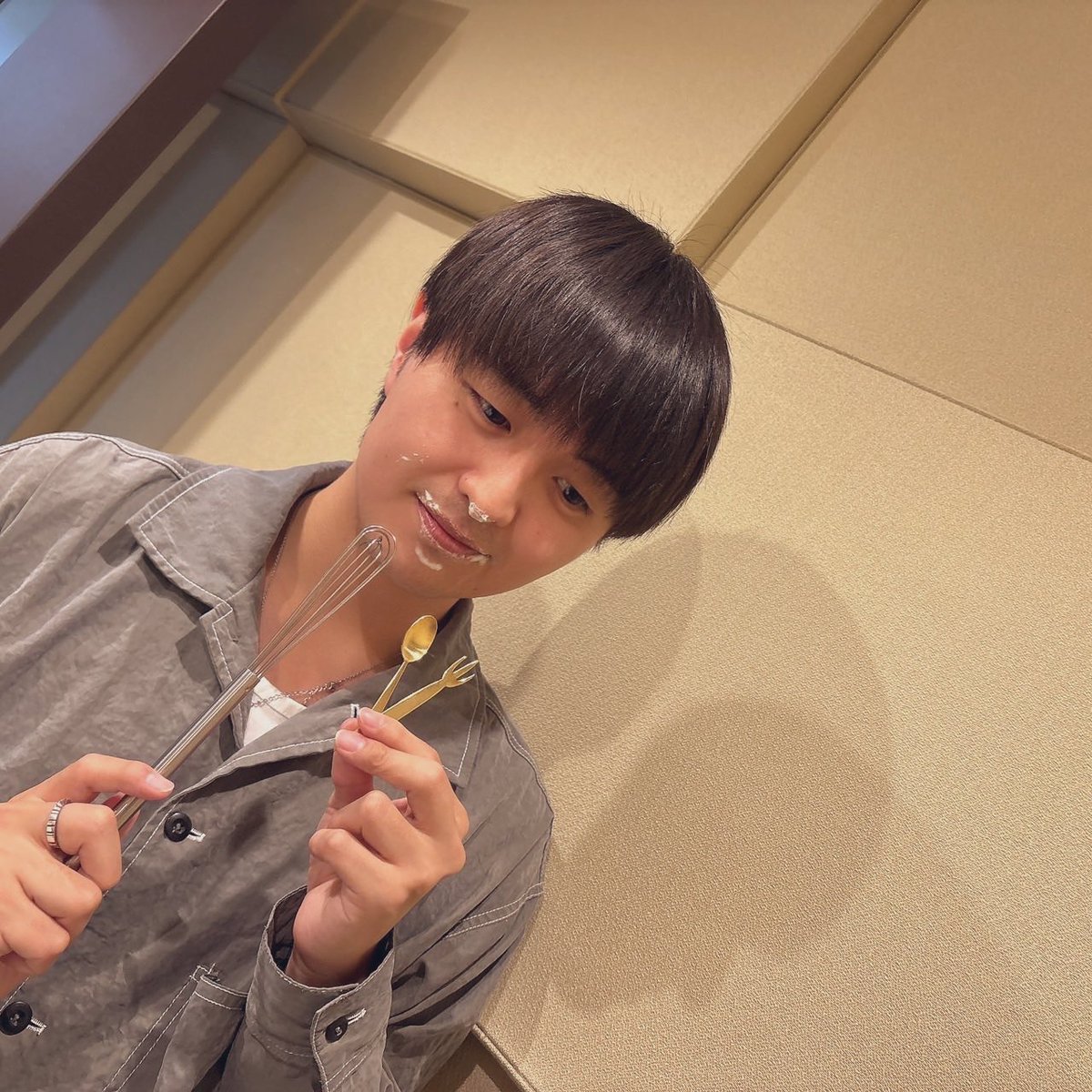 masaya_miyazaki's tweet photo. SSR［顔面クリームいせゆー✨］ https://t.co/OE9nv459y4