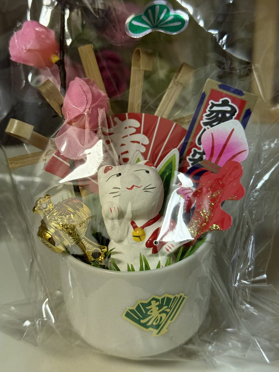 昨日酉の市で買って来たよ
家内安全
商売はしてないからこっちにした
この招き猫の顔が気になって
これにしたの

悪い顔が気になってさ🤪