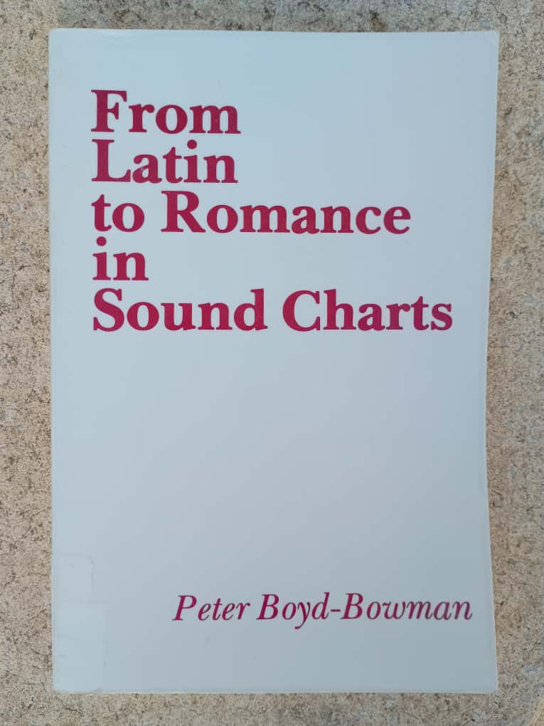 🎉Nova adquisició al fons bibliogràfic del CDSIB! 

 📚«From Latin to Romance in Sound Charts», de Peter Boyd-Bowman.