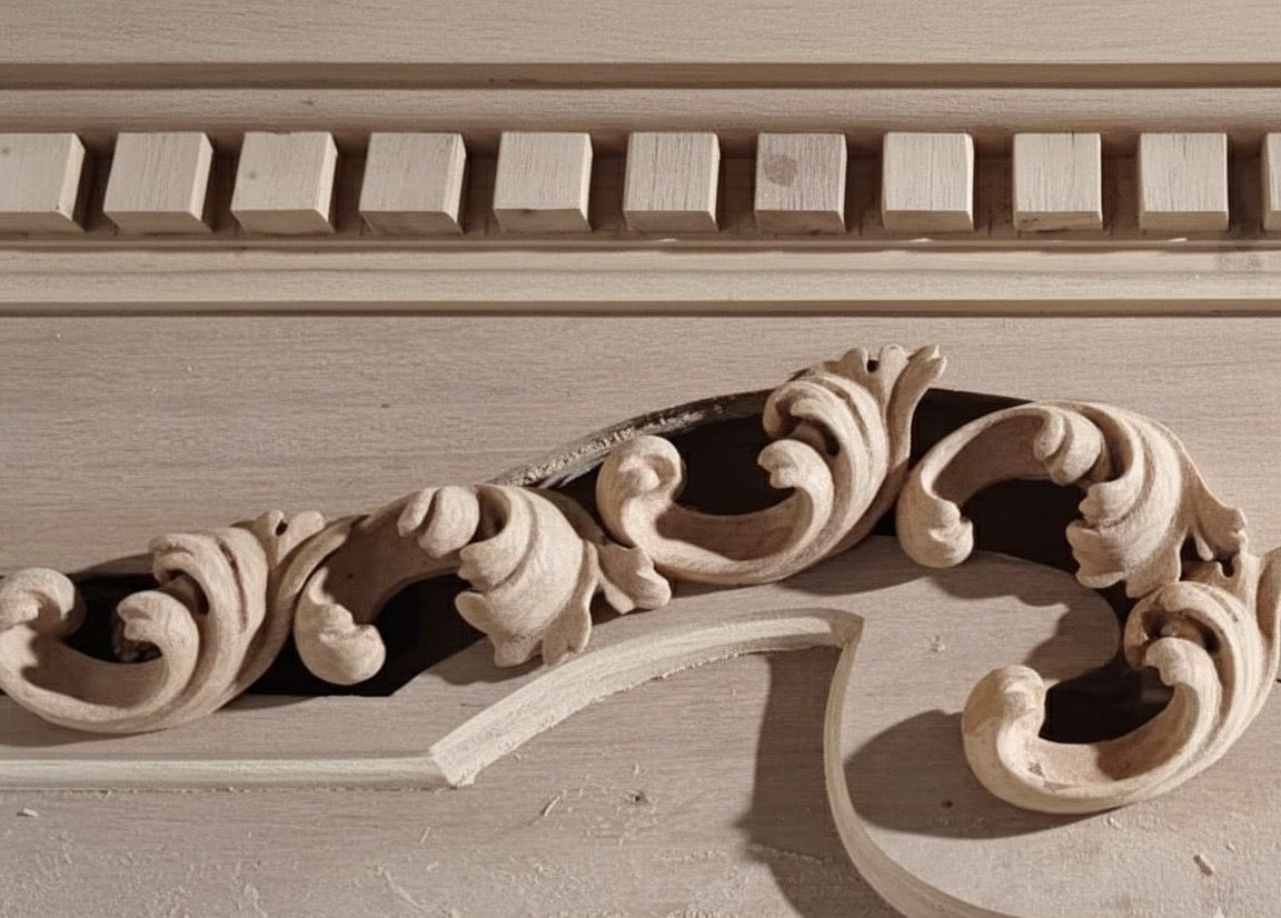 𝐓𝐑𝐎𝐍𝐎 | ​La gubia del artesano Manuel Molina da vida a la madera. El trono de María Santísima de Dolores y Esperanza florece con arte y belleza.

#YoSoydeHumildadyPaciencia
#CofradiasMLG