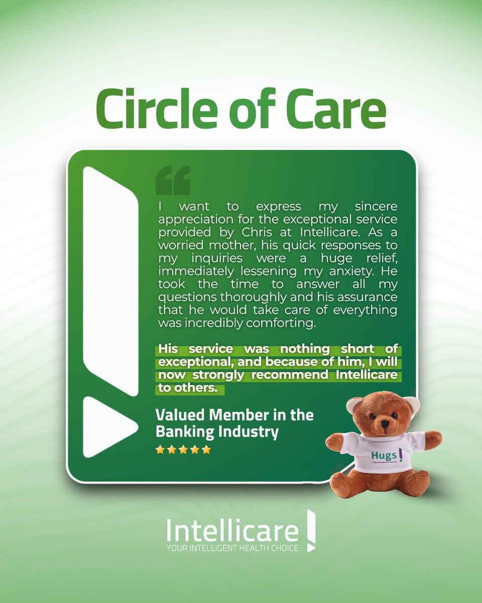 It's these stories from members that we live for.  Care doesn’t end with consultations. It continues with the peace of mind that our members feel, and in the comfort of knowing someone is there to help when it matters most.💚  #Intellicare #CircleOfCare
linkedin.com/feed/update/ur…