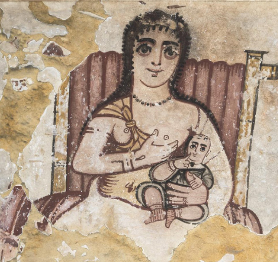 La iconografía de Isis lactans perduró hasta el siglo IV. La ...