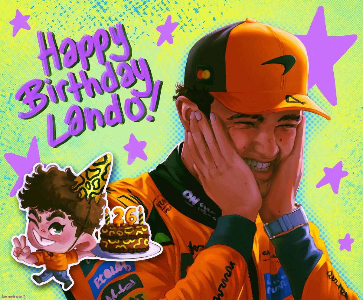 HAPPY BIRTHDAY LANDO!!!💚💜
so proud of you for everything you achieved this year, can’t wait for what’s next✨