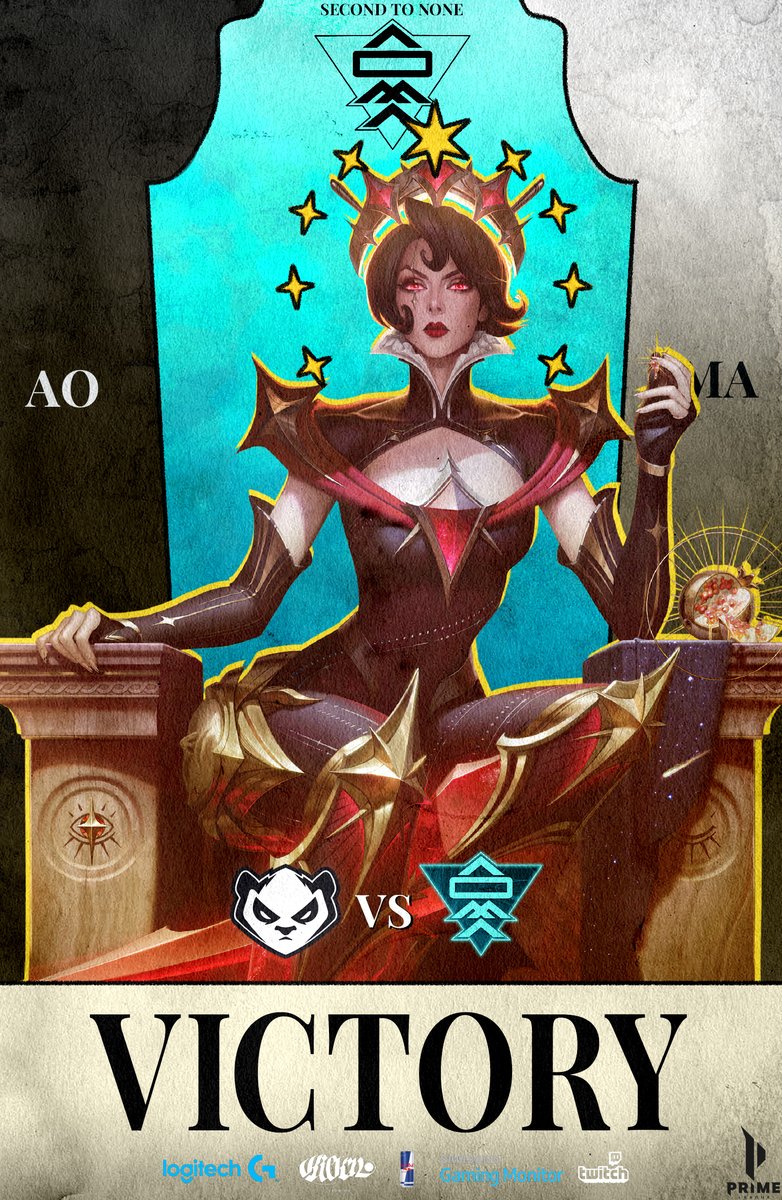 Measured. Poised. Decisive.

A clean 2-0 win over <a href="/PandaricEsports/">Pandaric</a> in Prime Division 3.

The Empress guided our play, composed and commanding from start to finish.

Onward.

#AOMAWIN #TKPRM #PrimeLeague #VICtory #SecondToNone