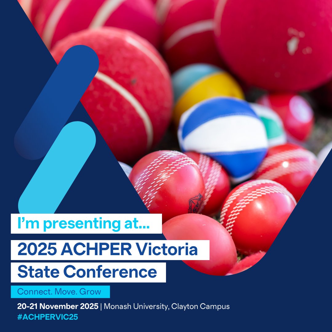 Been a while since I was on the old Twitter and even longer since I last presented at ACHPER. But I am looking forward to sharing next week.
F.05 Empowering Student Voice and Agency in Primary PE
If you are still looking for a session to attend, come and join us!
#achpervic25