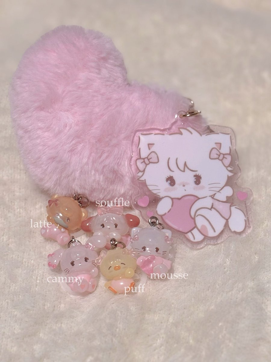 1412chii's tweet image. 絶対欲しかっためじるしアクセサリー🤍
お母さんに協力してもらってコンプできました😭✨

#mikkoillustrations #mikko #ガチャガチャ　#めじるしアクセサリー