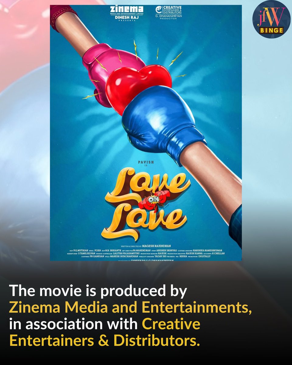 jfwdigital's tweet image. Pavish’s Next Movie Title Revealed! 
#pavish #loveohlove #jfw