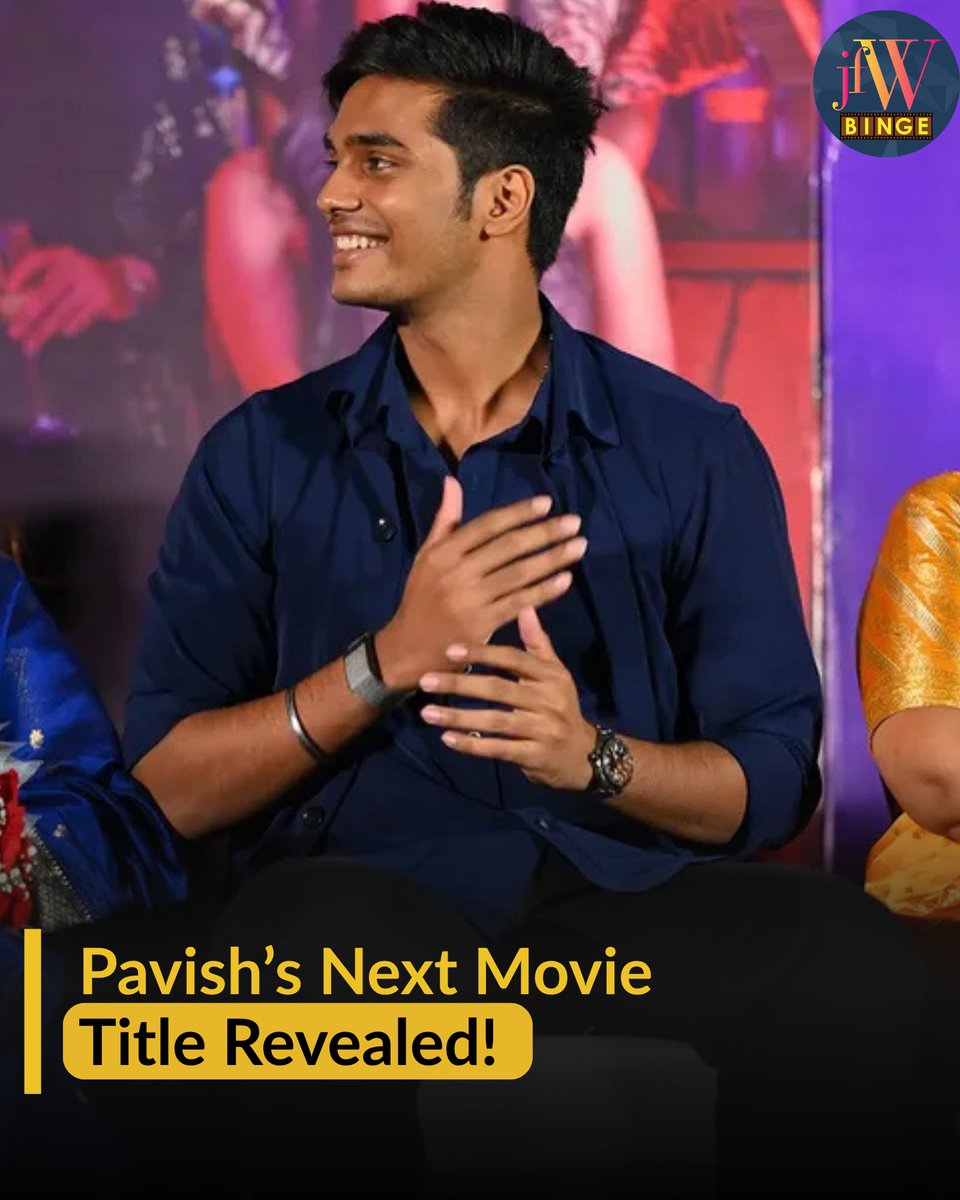jfwdigital's tweet image. Pavish’s Next Movie Title Revealed! 
#pavish #loveohlove #jfw