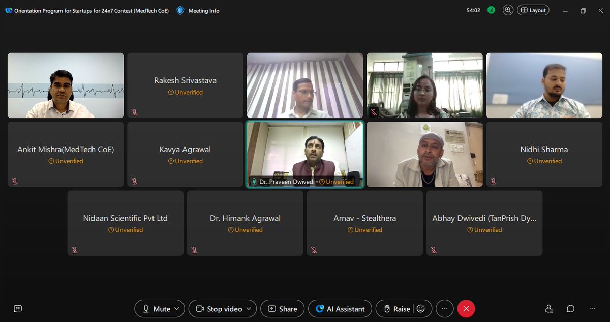 MedTechCoE's tweet image. 🚀 STPI MedTech hosted an Orientation Program for startups selected under the 24x7 initiative!

A big step in empowering founders with mentorship, resources &amp;amp; ecosystem support to drive healthcare innovation. 

#STPIMedTech #StartupIndia #MedTech 
@stpiindia @arvindtw