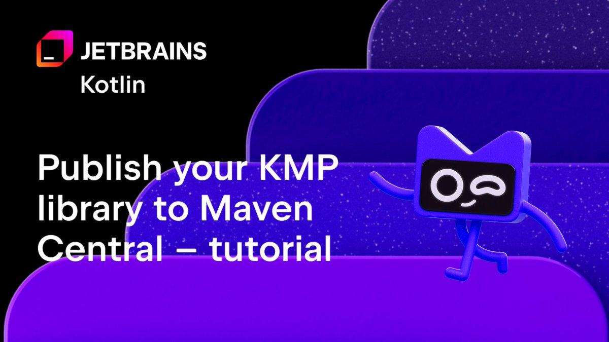 kotlin's tweet image. Ready to publish your Kotlin Multiplatform library to Maven Central?

You’ll need to:
1️⃣  Set up your credentials and signing keys
2️⃣  Configure the publishing plugin
3️⃣  Add credentials for signing
4️⃣  Run the publication task, locally or via CI

Full tutorial:…