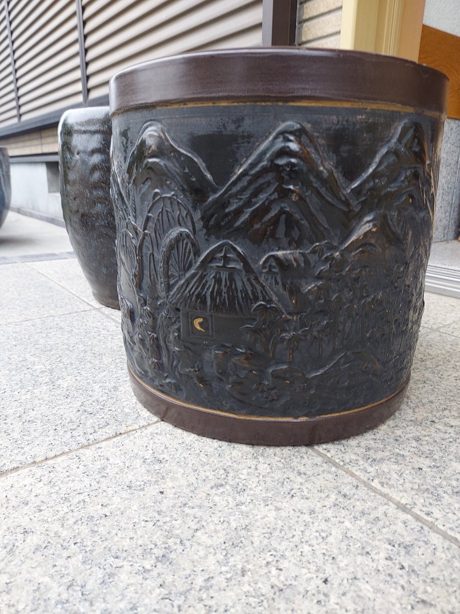 😊今日 古民家から大正…昭和初期頃の手あぶり火鉢…入手GET!……😊 この冬