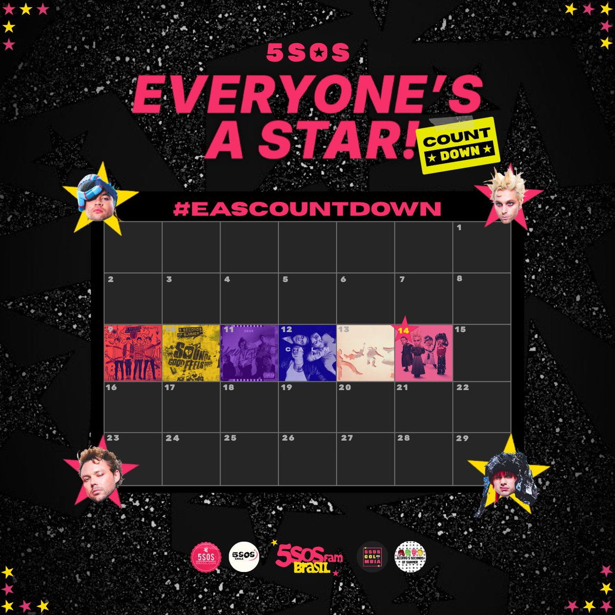 5sosacervo's tweet photo. #EASCOUNTDOWN! 🌟
DIA 5: 5SOS5 🪽

Os presságios? Agora são bons!

Em poucas horas, EAS estará entre nós, mas por enquanto, vamos dar stream no álbum perfeito que é o 5SOS5! Chama seu melhor amigo pra ouvir com você e nos diga seu top 3! https://t.co/3eWVPZgNz6