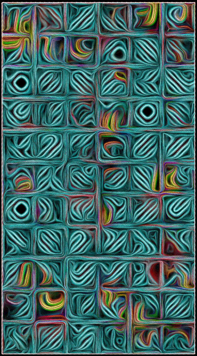 Frankelelyn's tweet image. 😍😊💚💙❤️🤍💟☮️💕 #digitalart #random #patterns