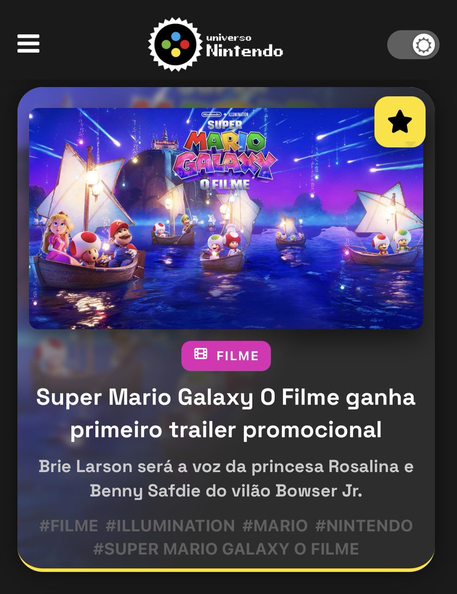 (Universo Nintendo)

- Reformulados ícones para as categorias das matérias 
- Adicionado layout para publicações em destaque (card com borda amarela + ribbon)