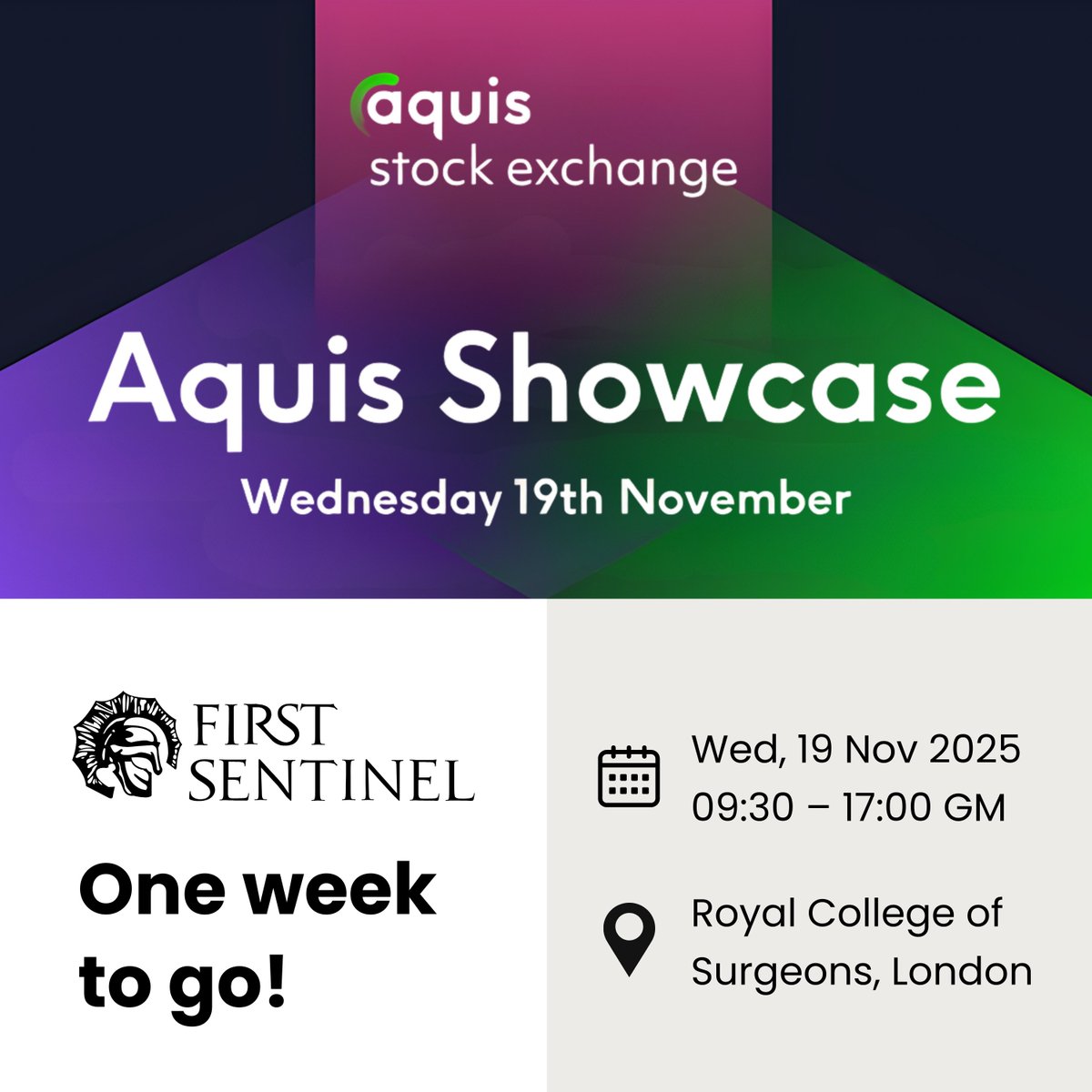 FirstSentinelCF's tweet image. ⏳One week until the @AquisStockEx Showcase 2025! 

As an official sponsor, we will be giving attendees a First Sentinel scratch card for our "Paired for Success!” game. Join in to win one of six tech prizes! 

🎟️Tickets: lnkd.in/ew_yXHFQ 
VIP code FIRSTSENT for 20% off.