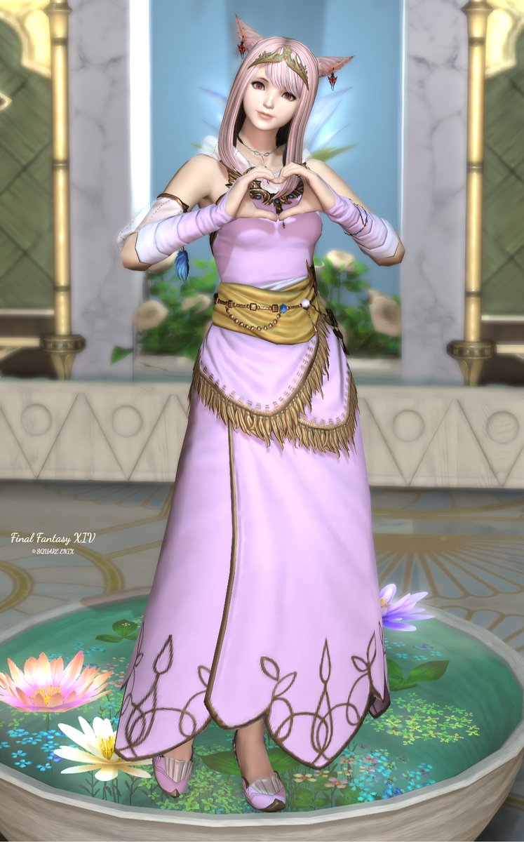 ManonandAzumax's tweet image. こんばんは。マノンです😃
15日(土)のフレンドさんのエタバンは
この衣装で参列しようと思います💖
プリンセスアタイアとタイクーンプリンセス装備の
組み合わせでいい感じ🎵✨
#ミコッテ