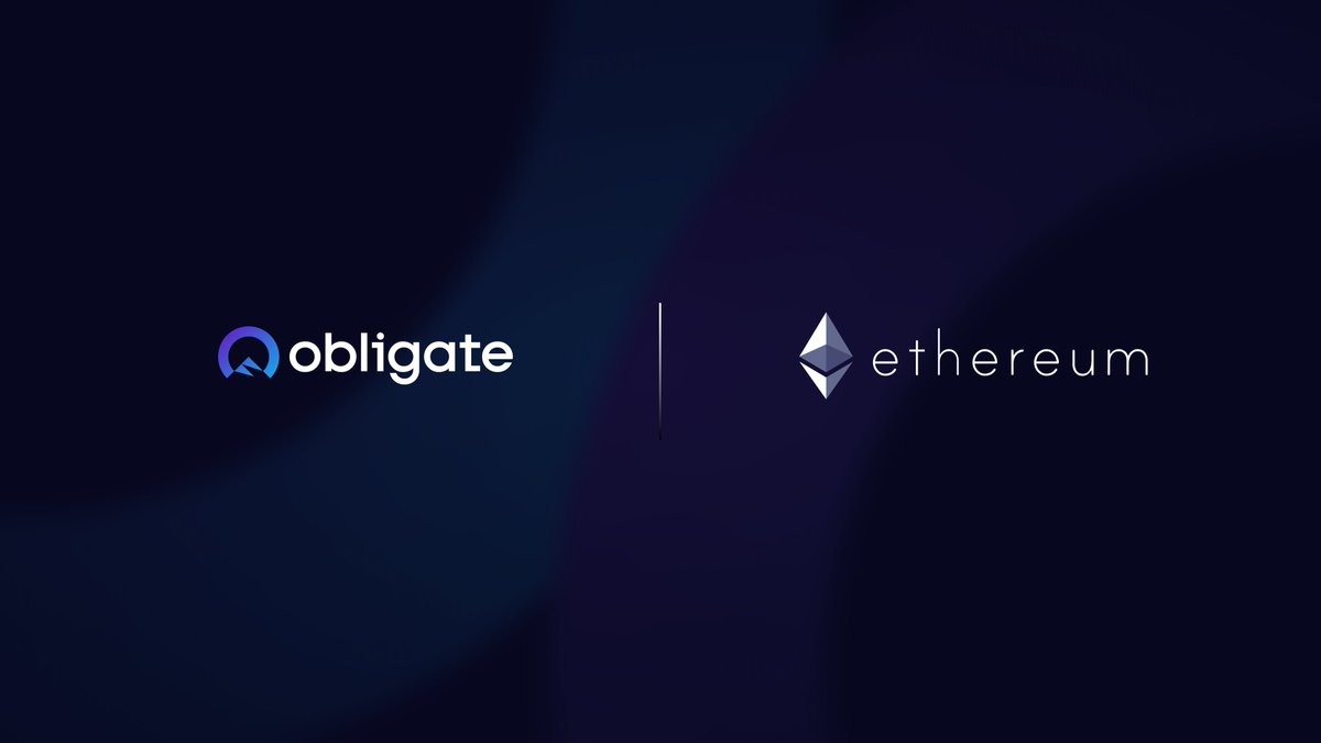 📈 🏦 Obligate launches its platform and marketplace on Ethereum, expanding its on-chain financial infrastructure to the leading smart-contract network.

Advancing digital asset issuance and trading while bridging TradFi and DeFi.

Learn more: obligate.medium.com/obligate-launc…