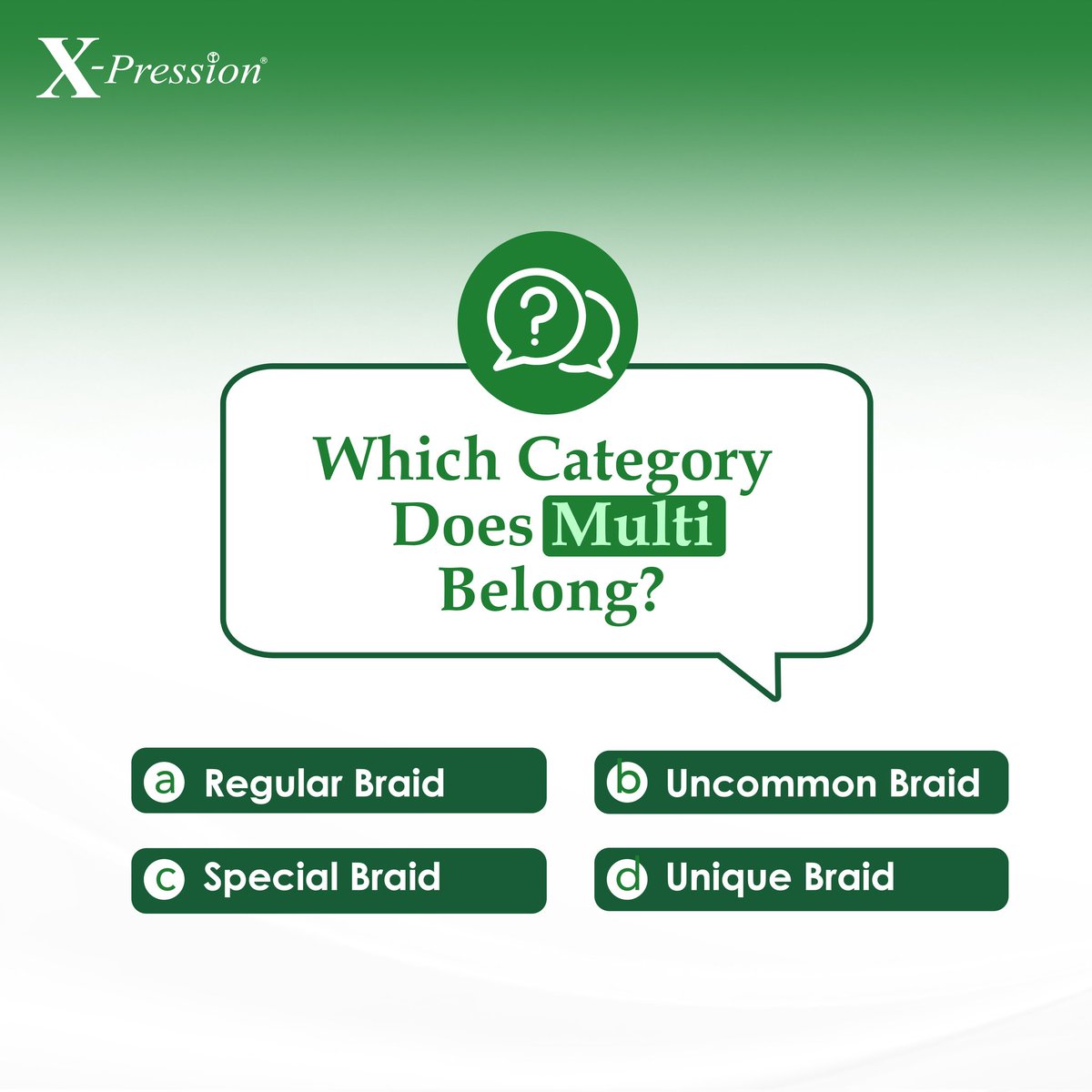 xp4you's tweet image. Thursdays are our quiz days 🙌, so let&apos;s get started 💪. 
Answer in the comments section 👇 if you think you know the correct option. 

#xp4you 
#xpression 
#xpressionhair 
#quiztime 
#fypviral