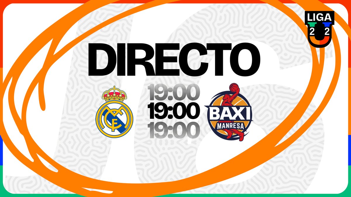 🏟️ Avui tornem a jugar! 
🏀 J6 <a href="/Liga_U22/">Liga U</a> 
🆚 <a href="/RMBaloncesto/">Real Madrid Basket</a>  
⏰ 19:00 
📍 Ciudad Real Madrid

EL DIRECTE:

youtube.com/watch?v=DY9yI8…