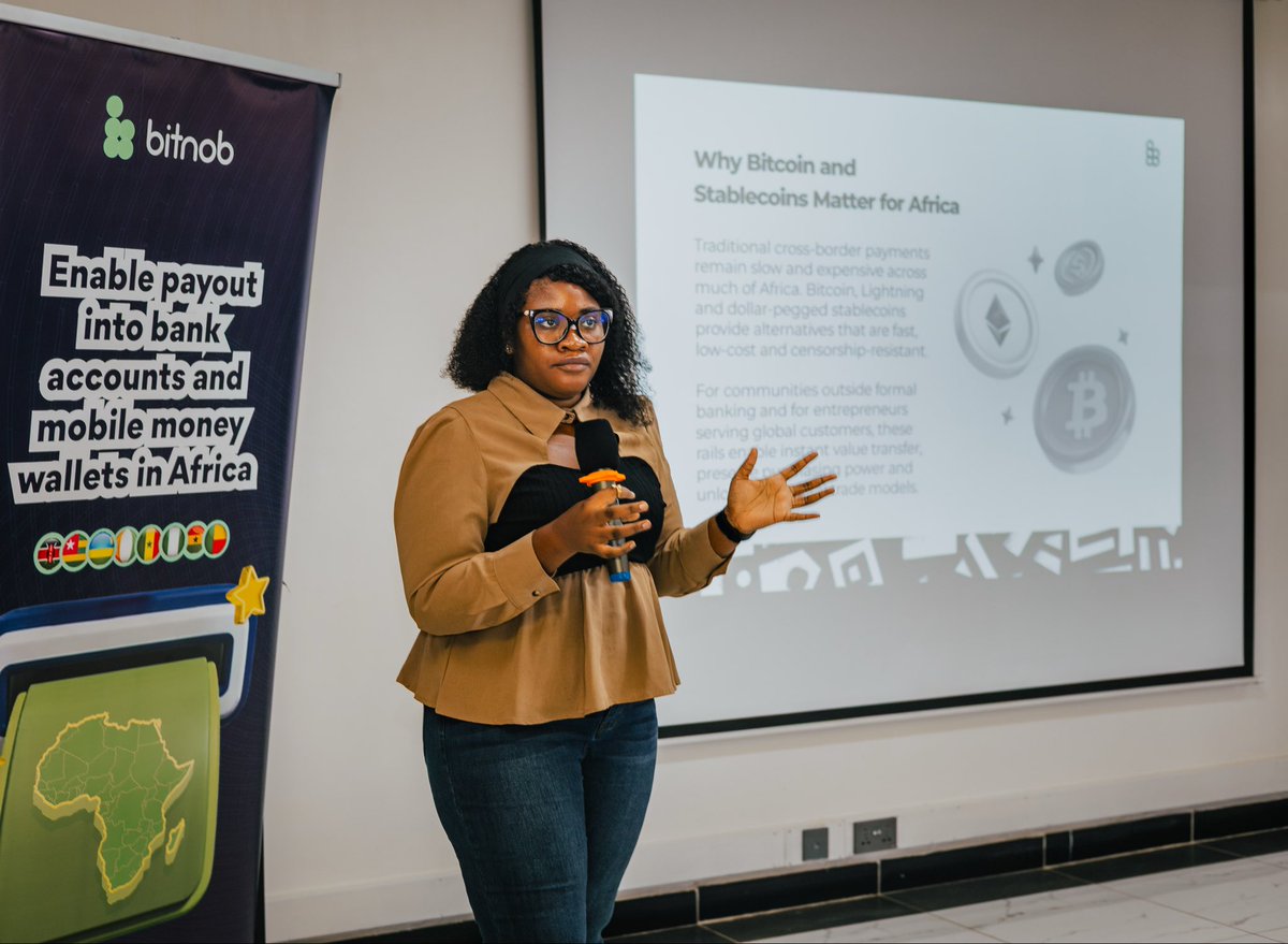 DadaDevs's tweet photo. Our Morning session with @lady_neerah walking us through the fundamentals of Bitcoin and the Lightning Network — breaking it down from how Bitcoin transactions really work to how Lightning makes payments instant and scalable.

It’s one thing to use Bitcoin, it’s another to understand what’s happening under the hood — UTXOs, nodes, channels, and all.
This is where the builder journey begins.

#BitnobxDadaDevs #WomenWhoCode #LightningNetwork #BitcoinEducation #CodeBrainsBeauty #BootcampDay1