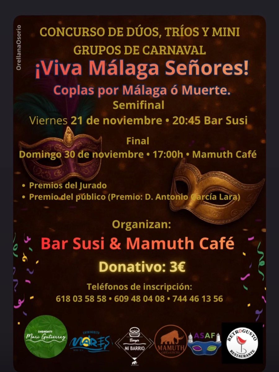 ¿Que todavía no te has inscrito?✍️
Premios para todos los finalistas , mayor premio en metalico de la historia para el ganador💰💰💰 , el público podra votar a su favorito (premio del Publico)🗳 , sorteos, sorpresas y shows !!  Liazoo gordoo 🟡🔵🟢🟣⚪️🔴 <a href="/pakitosusi/">PAkito Susi</a> <a href="/CarlosPasky/">Carlos-Pasky</a>