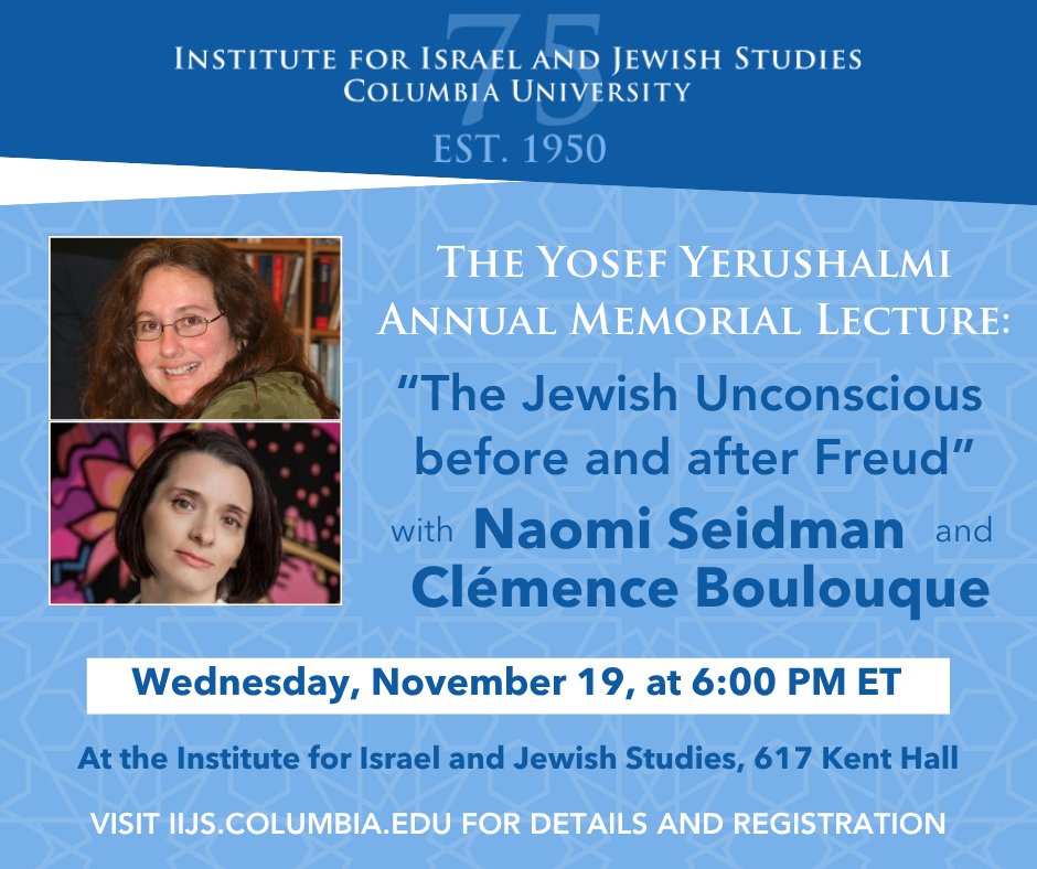 Institute for Israel and Jewish Studies @ Columbia tweet media