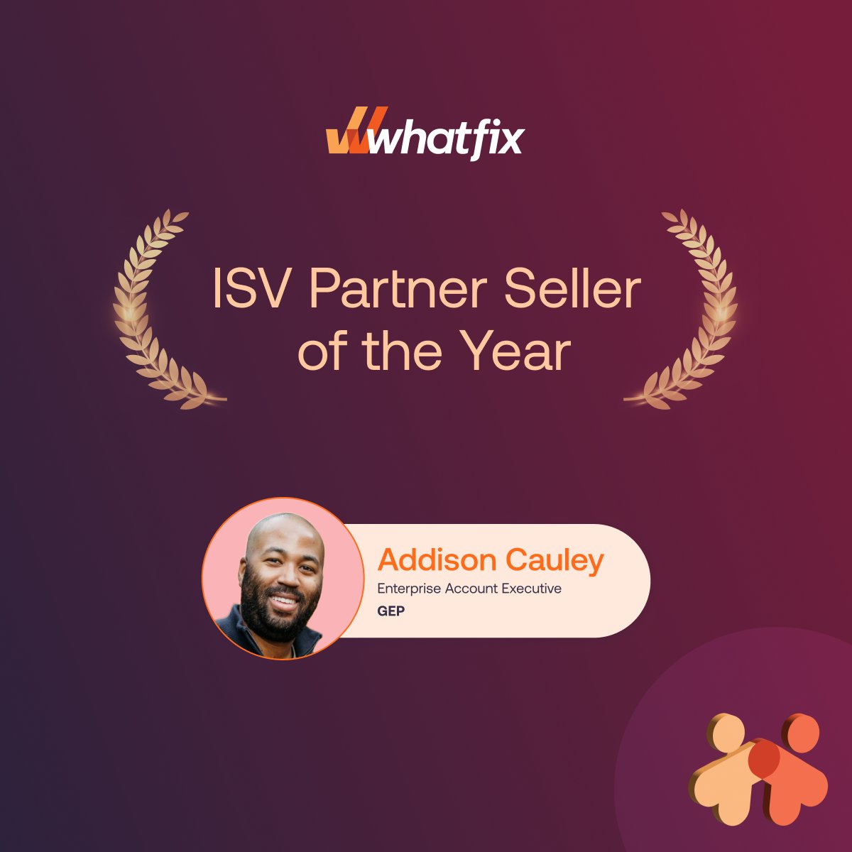 whatfix's tweet photo. Celebrating Excellence at Whatfix Partner Day 2025!

We’re thrilled to recognize our ISV Award Winners who have gone above and beyond in driving innovation, collaboration, and customer success this year:

🏆 ISV Partner Seller of the Year: Addison Cauley, GEP Worldwide
🏆 ISV Partner Evangelist of the Year: Zachary Griesbach, Guidewire Software
🏆 ISV Partner of the Year: Guidewire Software

A huge congratulations to all our winners! Your dedication and partnership continue to set new benchmarks for excellence and inspire the entire ecosystem.

Here’s to achieving even greater milestones together!

#whatfixpartnerday #whatfix #partnerships #digitaladoption