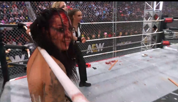 RingRustReviews's tweet image. The smile of someone at the end of a hard job well done! #AEWDynamite